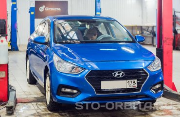 Плановое ТО-5 75 000 км Хендай Солярис (подробные фото)