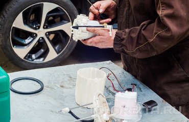 Замена топливного фильтра Хендай Туссан 3 (подробные фото)