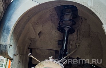 Замена амортизаторов и переднего рычага Хендай ix35  (подробные фото)