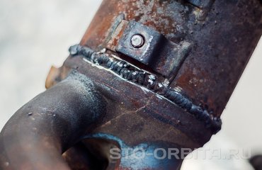 Ремонт выпускного коллектора Хендай Соната (подробные фото)