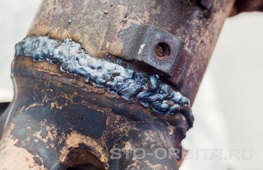 Ремонт выпускного коллектора Хендай Соната (подробные фото)