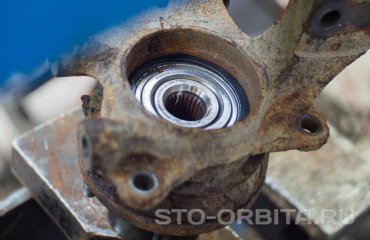 Замена задних ступичных подшипников Хендай Туссан (подробные фото)